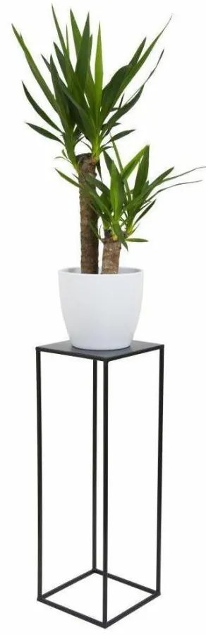 Suport pentru flori 70x24 cm, negru
