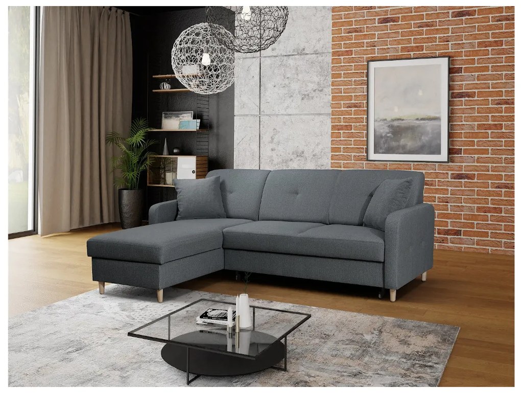 Supermobel Coltar extensibil MALMO, 220x88x162, asti 27, colt pe dreapta