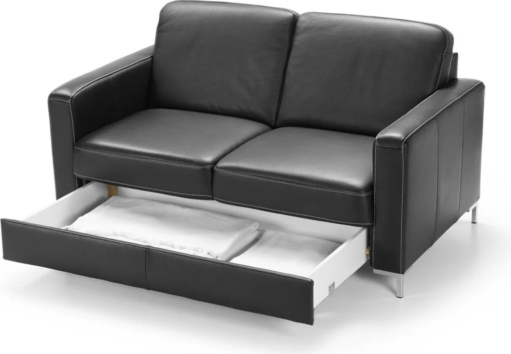 Canapea lemn masiv Basic, 155 × 85 × 91 cm