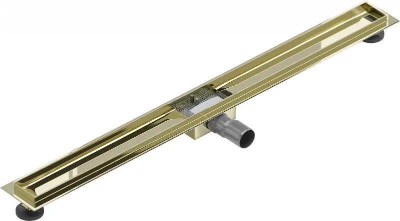 Mexen Flat corp pentru rigolă liniară 100 cm, auriu - 1515100