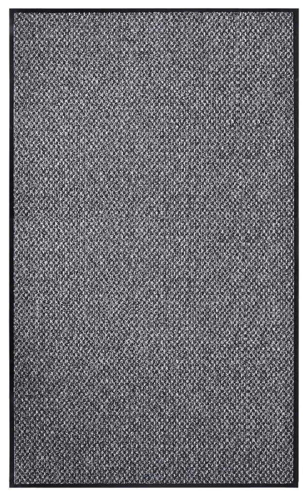 vidaXL Covoraș de ușă, gri, 90x150 cm