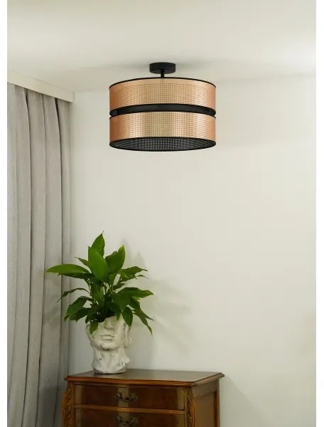 Lustră aplicată COPPER Duolla SHINY 1xE27/15W/230V d. 40 cm cupru/negru