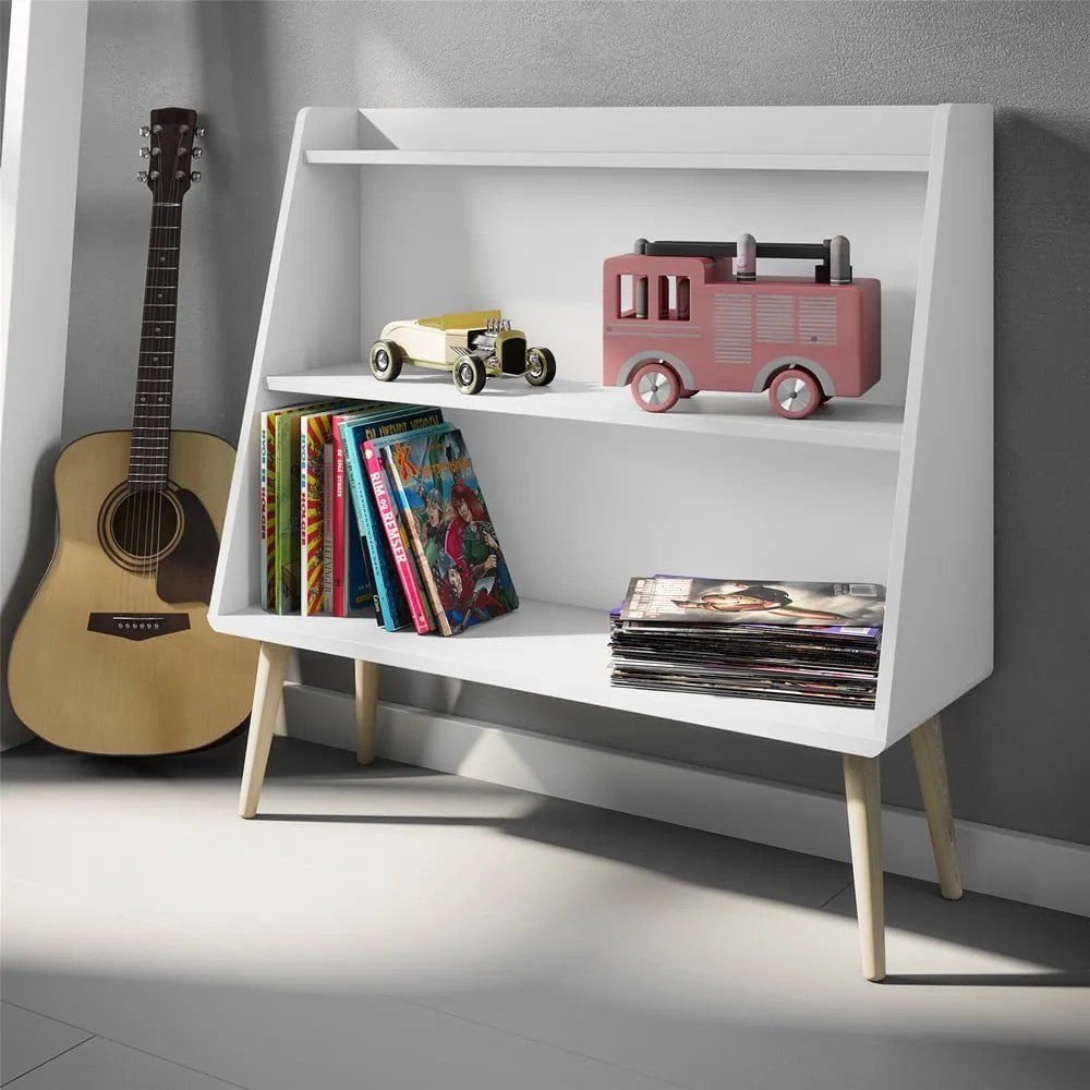 Bibliotecă de copii albă 81.3x80 cm Gaia - Tvilum