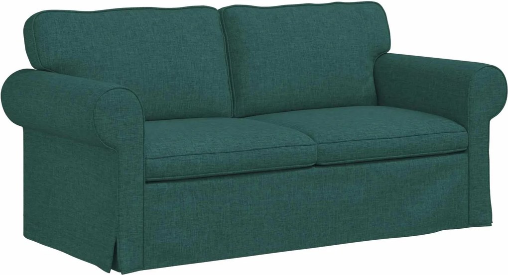 vidaXL Canapea Verde închis 175 x 82 x 80 cm țesătură