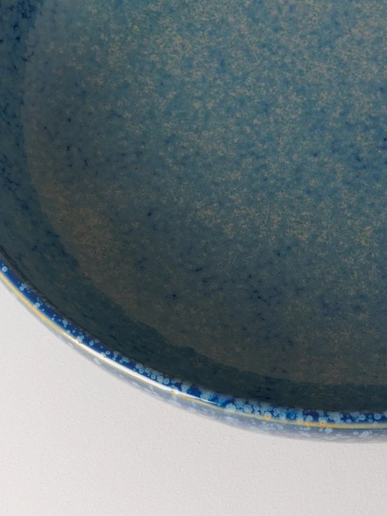 Bol albastru din ceramica D36cm Marine