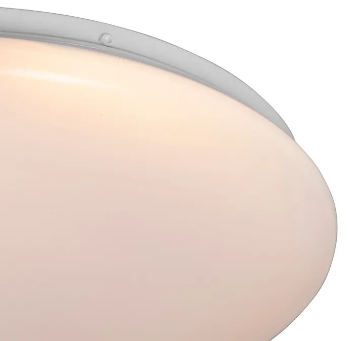 Plafoniera modernă inteligentă albă 38 cm cu LED și RGB - Iene
