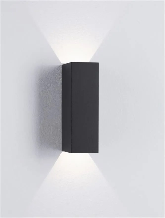 Aplica LED iluminat exterior ambiental IP54 ORION negru