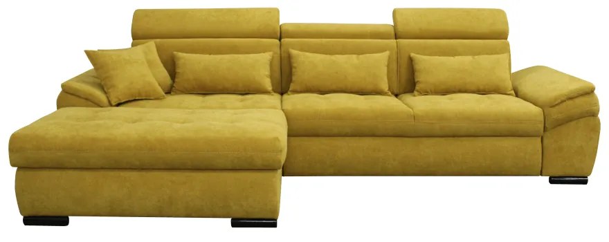 Coltar extensibil NATIK NEW stanga mustar, 298/175/96 cm