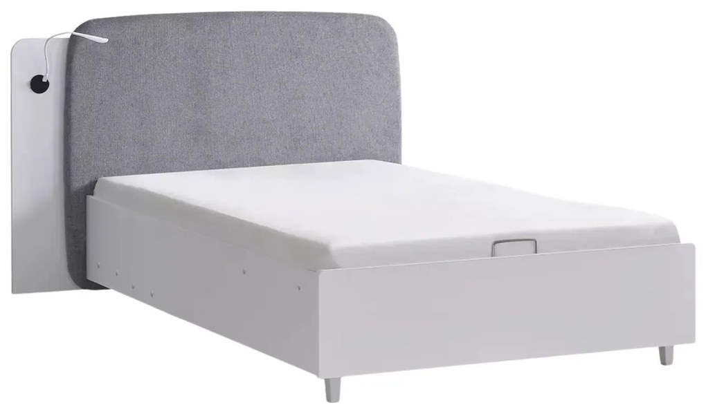 Pat 120x200 cm cu lada de depozitare pentru camera copiilor ,   colectia LIKYA