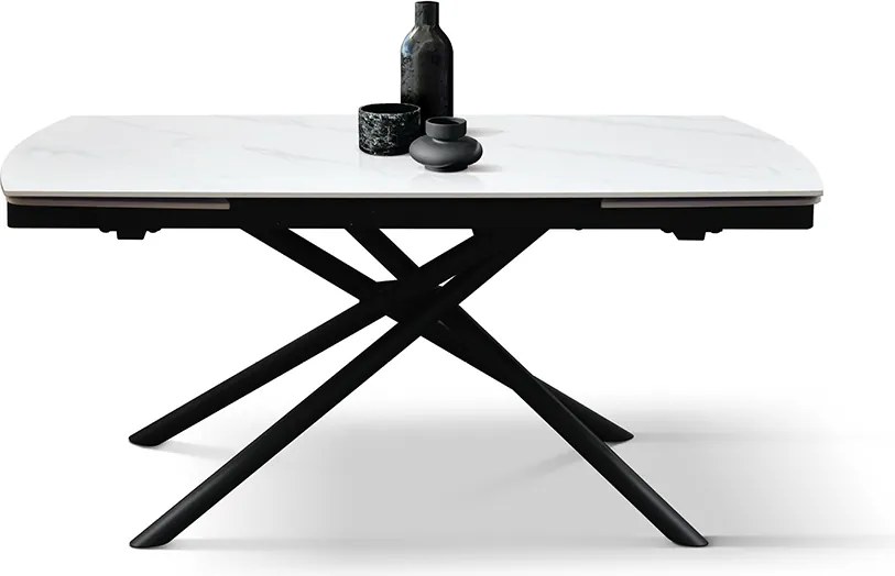 Masa ceramica extensibila Sahara Statuario 140 cm /90 cm /75 cm
