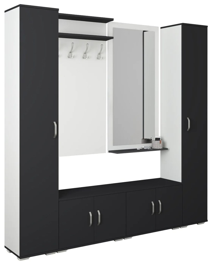 Set Hol Como V3, Antracit/Alb, L 200 cm