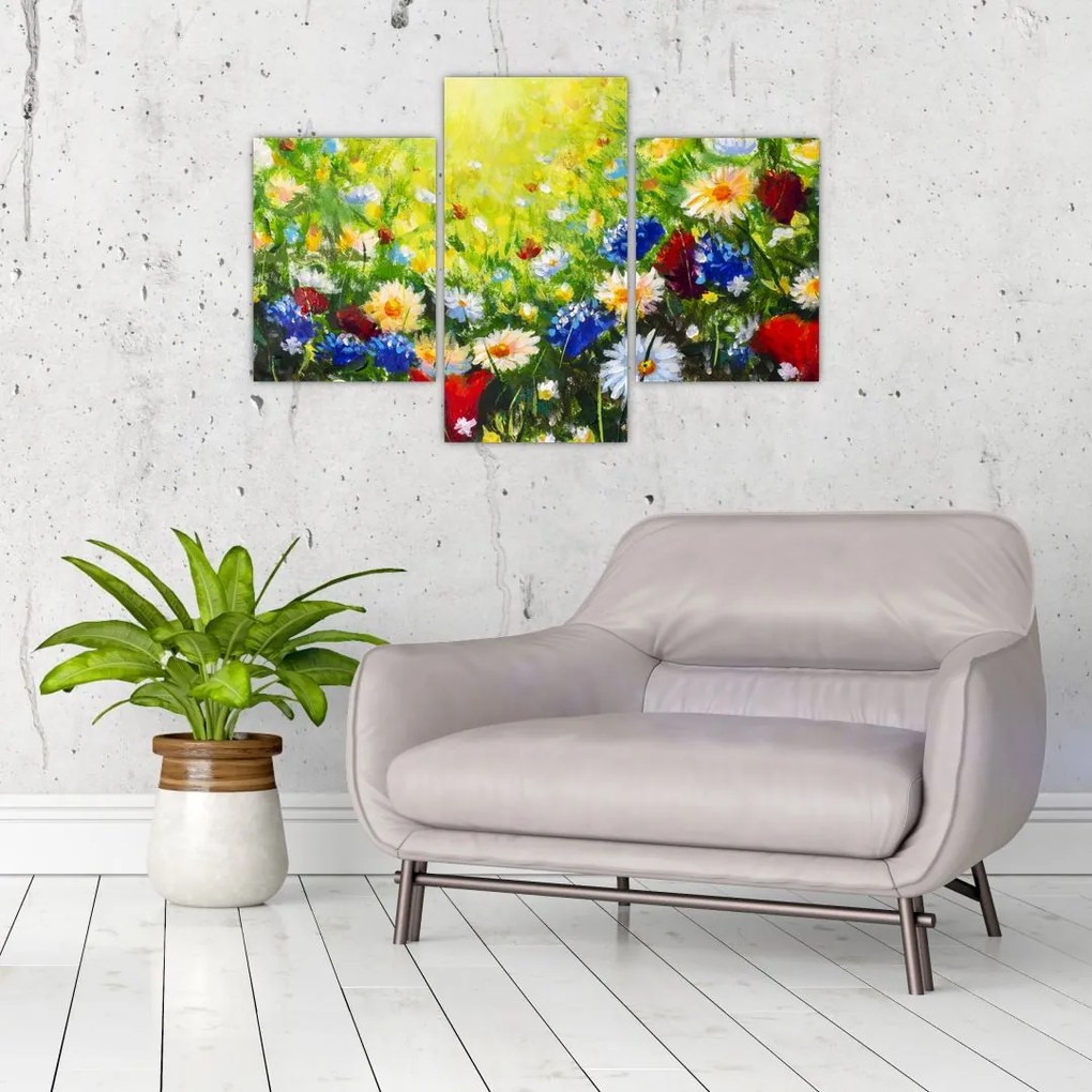 Tablou - Flori sălbatice (90x60 cm)