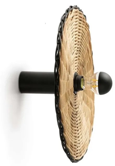 Aplica de perete/tavan design natural din ratan COSTAS 40cm
