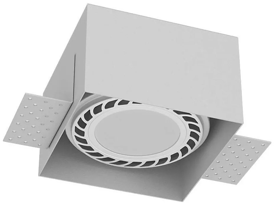 Brosline 3269 - Plafonieră încastrată CAGE 1xGU10/18W/230V albă