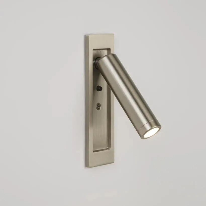 Aplica incastrabila cu spot LED directionabil Marylebone nickel