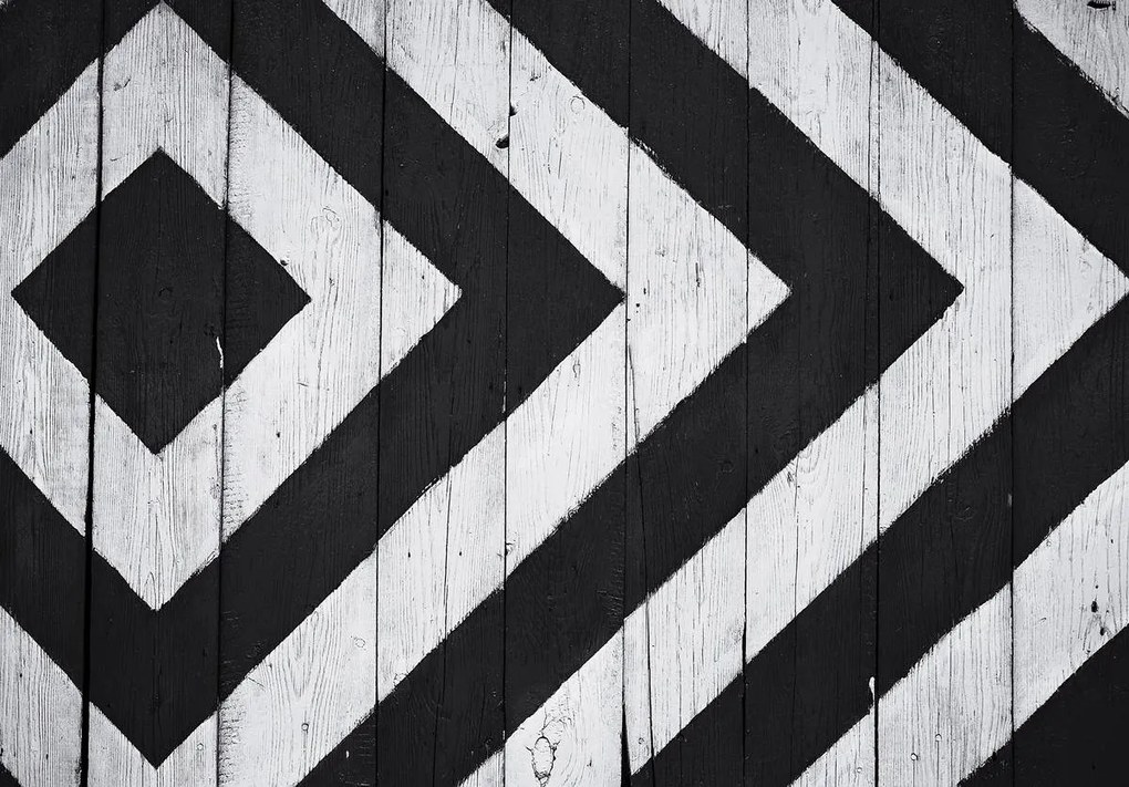 Fototapet - Spațiu alb și negru (152,5x104 cm)