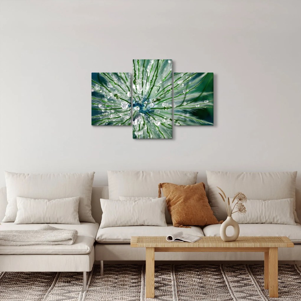 Tablou - Imagine macro a unei flori (90x60 cm)