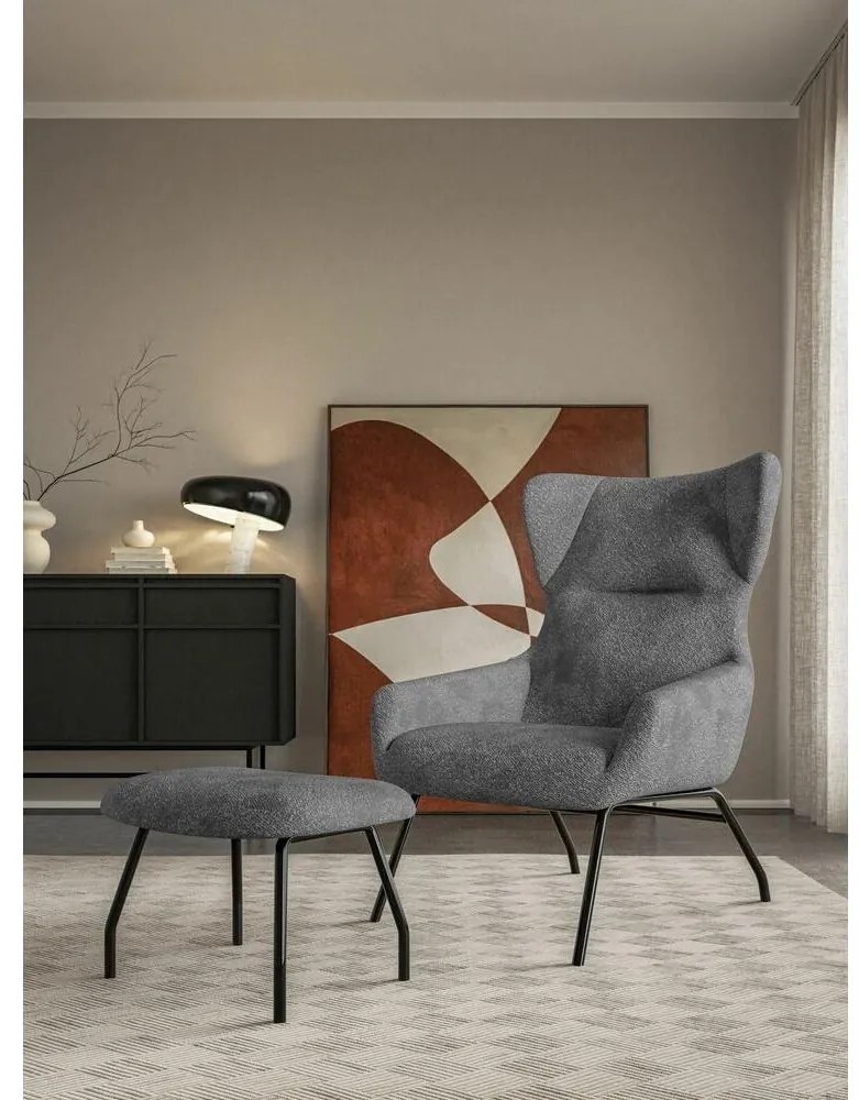 Fotoliu Supra (gri + negru). 1100122
