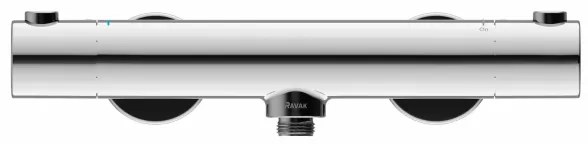 Ravak X070116 - Baterie de duș termostatică PURI, crom lucios