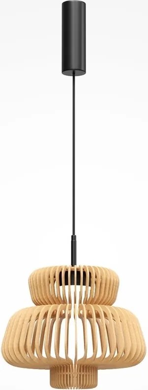 Lustra LED design japonez din lemn Namiki