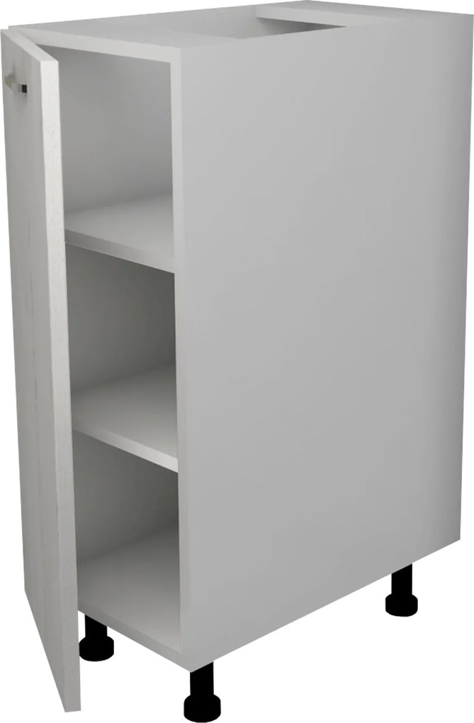Corp Baza Lecce, 1 Usa, Pin Alb/Alb, 30 x 50 x 80 cm