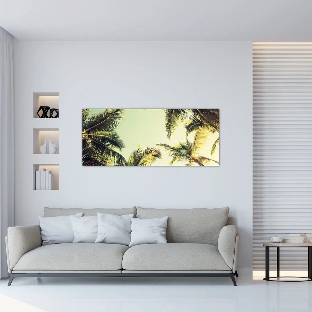 Tablou - Palmieri de cocos (120x50 cm)