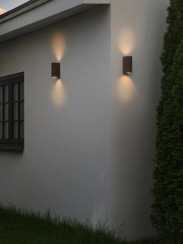 Aplica de Perete Exterior, Protectie IP44, Dion Double Rusty