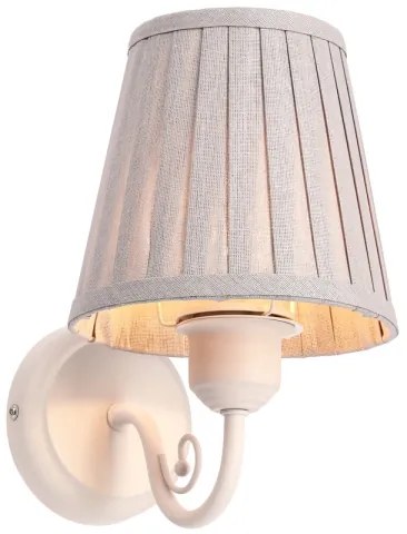 Lampă de perete FIREZ 1xE27/40W/230V alb/gri