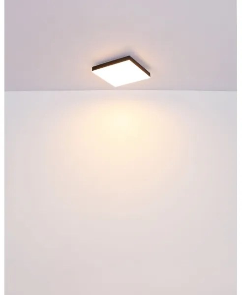 Plafonieră LED dimabilă DORO LED/24W/230V negru Globo 41594D2 + telecomandă