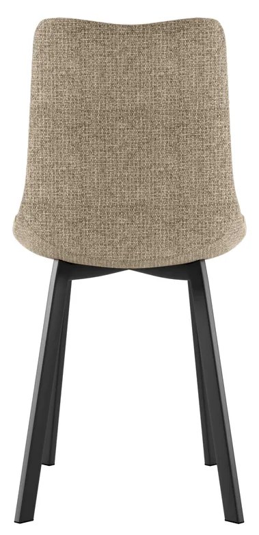 STONES Scaun acoperit cu material textil ușor de curățat. Picioare din metal vopsit 45cm X 56cm H. 86cm | Aosom Romania