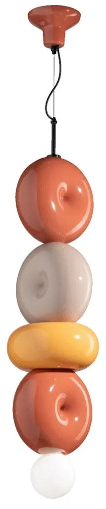 Lustra retro realizata manual din ceramica Bumbum