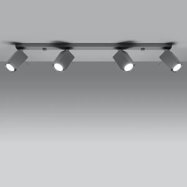 Sollux SL.0461 - Spot MERIDA 4xGU10/40W/230V gri