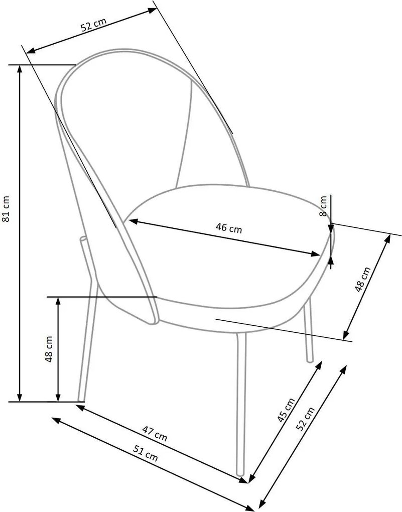 Promotie Scaun gri NORME din otel lacuit Calitatea a II-a