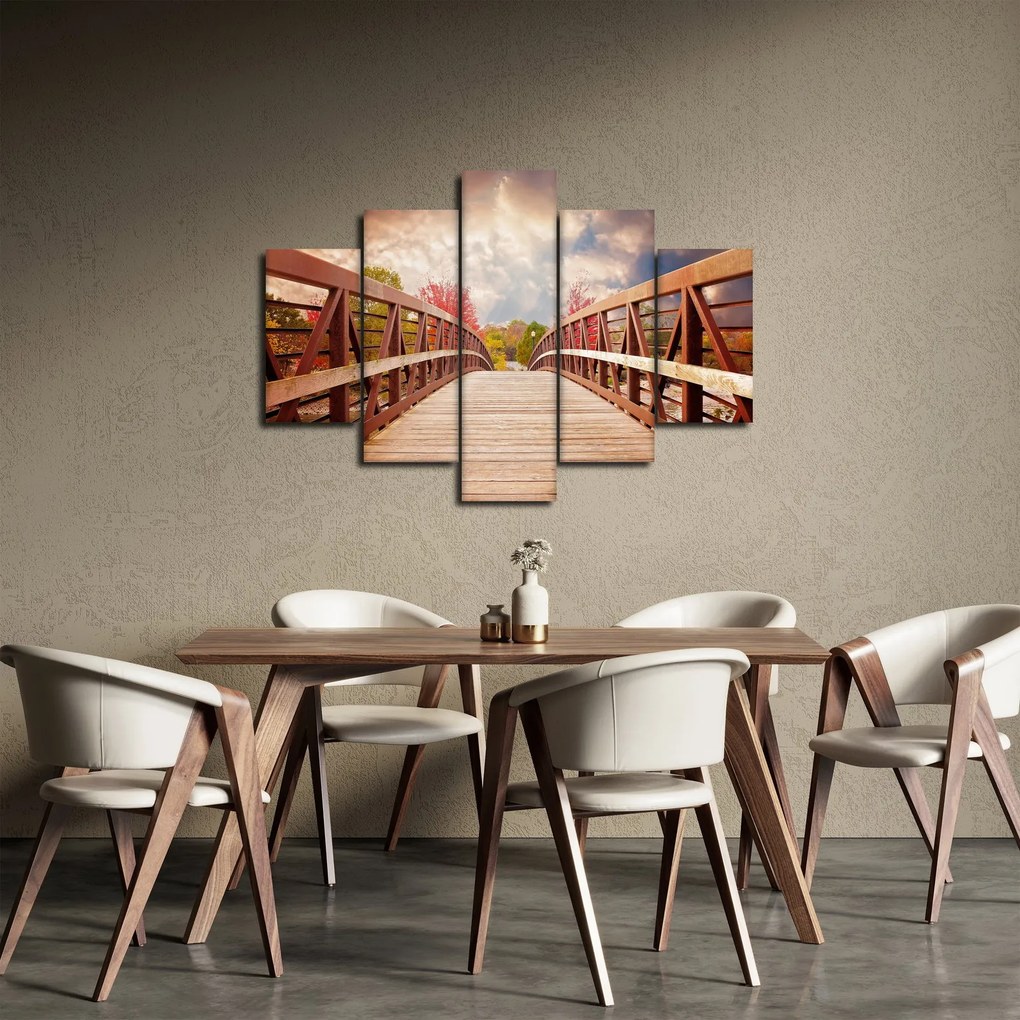 Tablou - pod din lemn (150x105 cm)