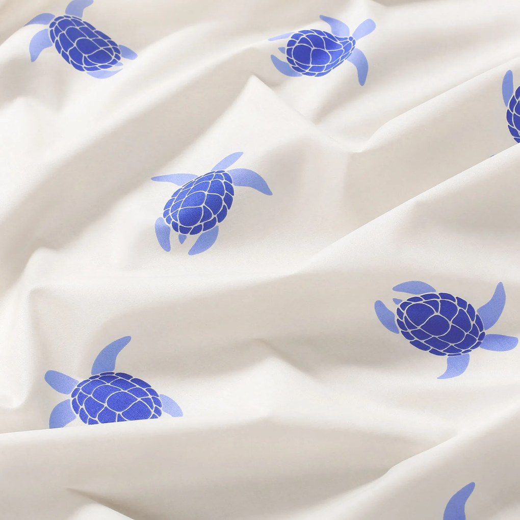Goldea draperie 100% bumbac - țestoase marine 220x150 cm