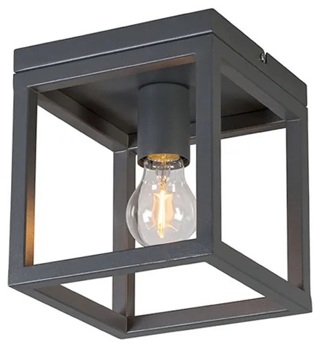 Plafoniera industriala gri inchis - Cage