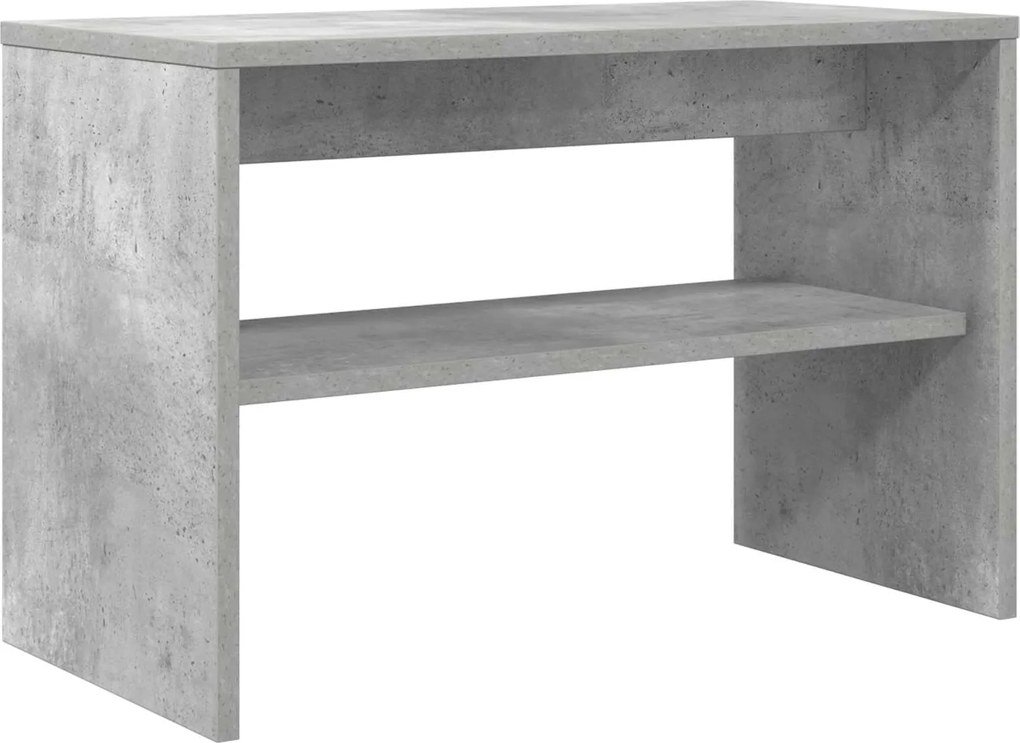 vidaXL Cabinet TV Gri din beton 60 x 30 x 40 cm Lemn compozit