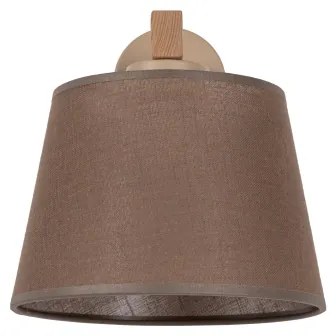 Brilagi - Lampă de perete LATTE SABIA 1xE27/15W/230V pin/maro