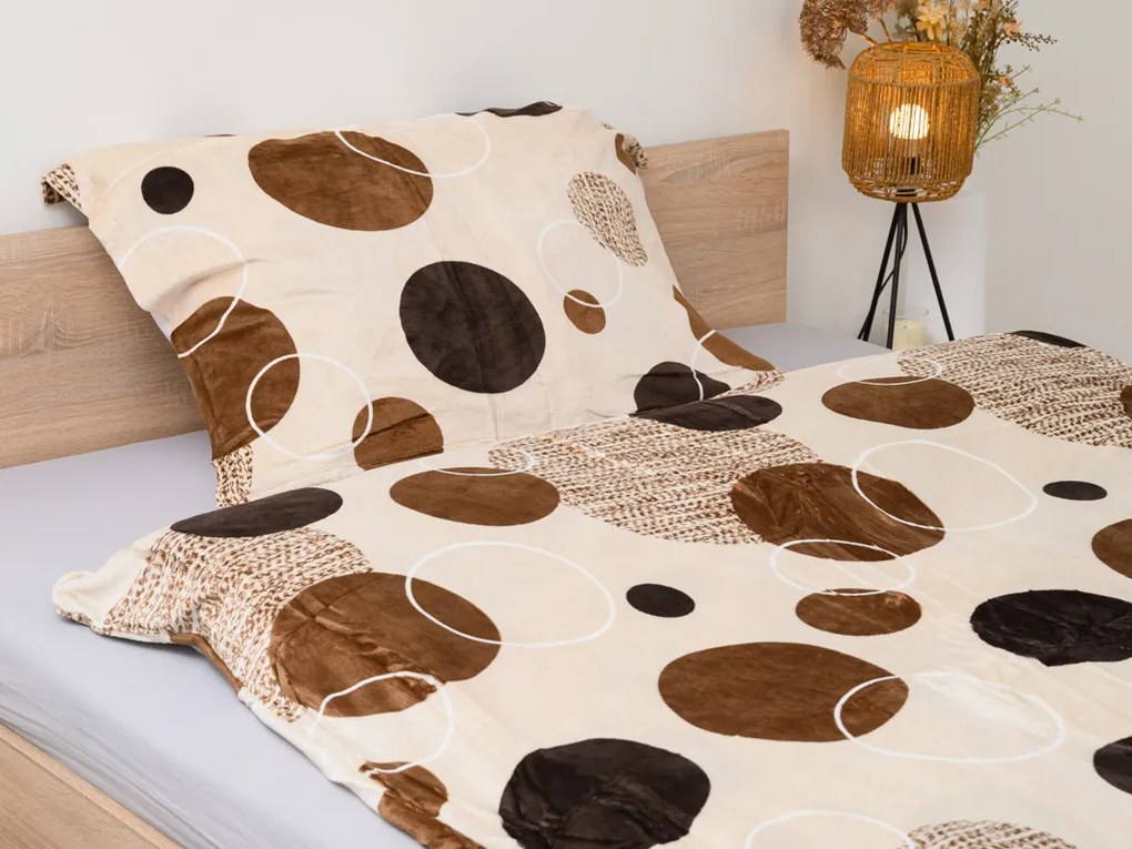 Lenjerie cocolino AURELIA crem Dimensiune lenjerie de pat: 70 x 90 cm | 140 x 200 cm