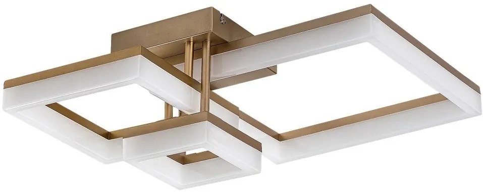 Plafoniera LED design geometric Amilia auriu