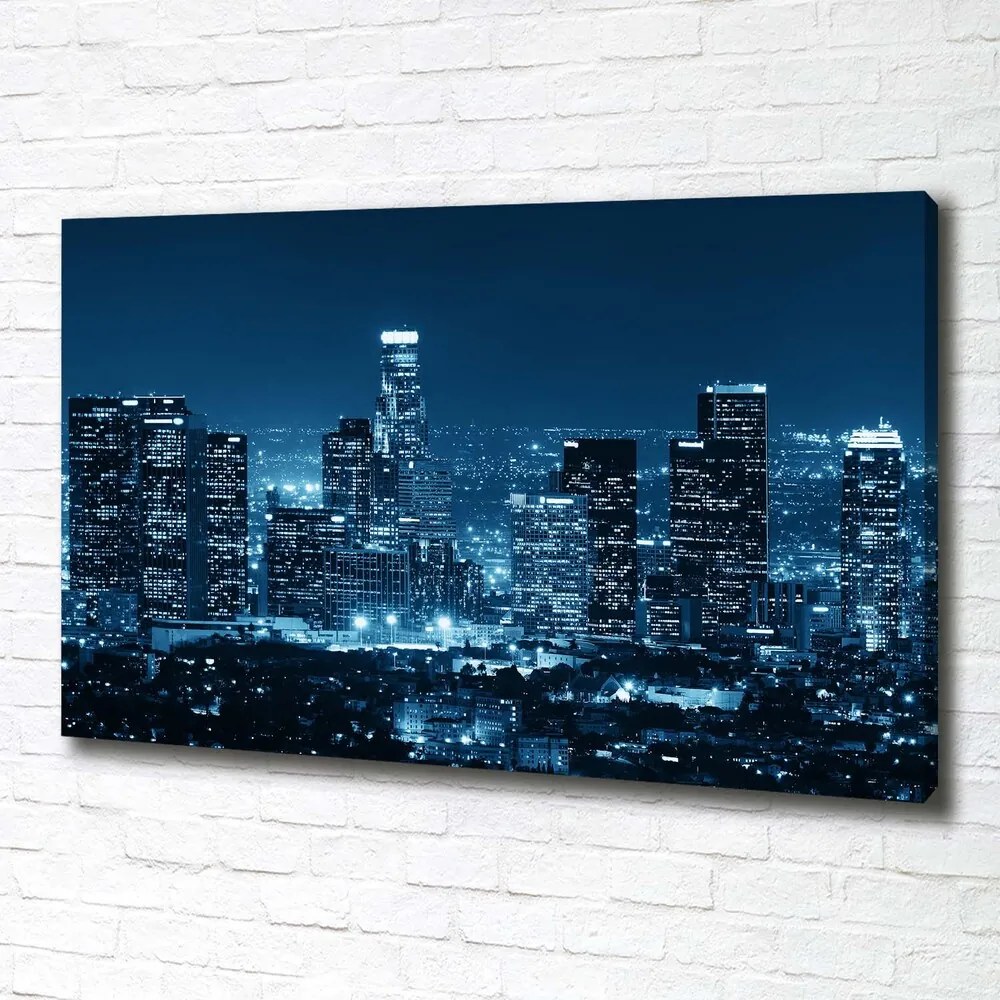 Tablouri tipărite pe pânză Los angeles, pe timp de noapte
