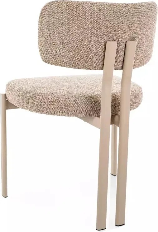 Scaun tapitat Misaki 253 bej / cașmir - H81 cm