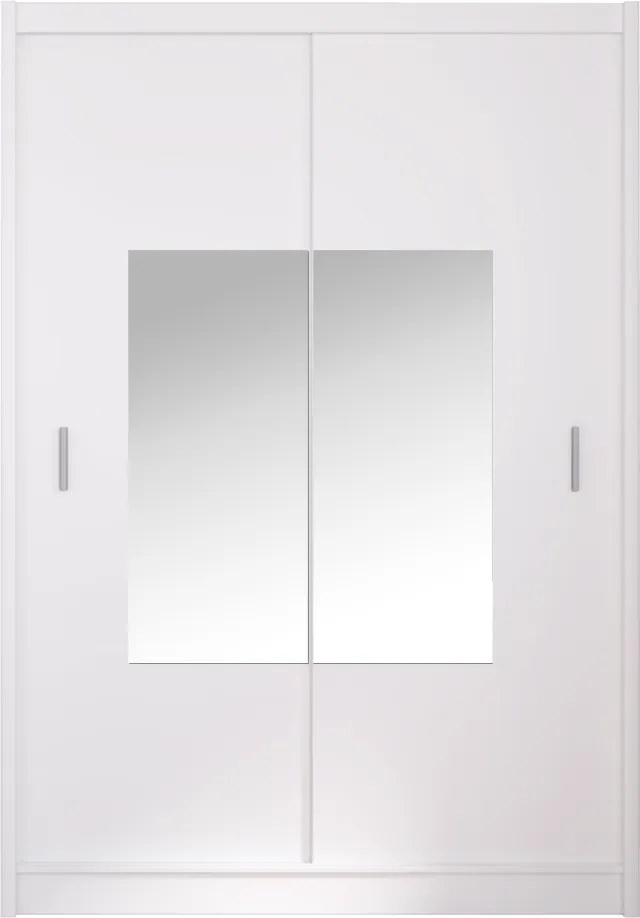 Dulap cu uşi glisante, alb, 150x215, MADRYT