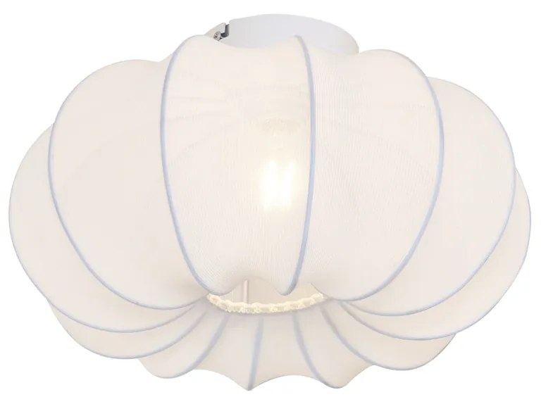 Plafonieră Japandi albă 37cm - Plu Asyesha