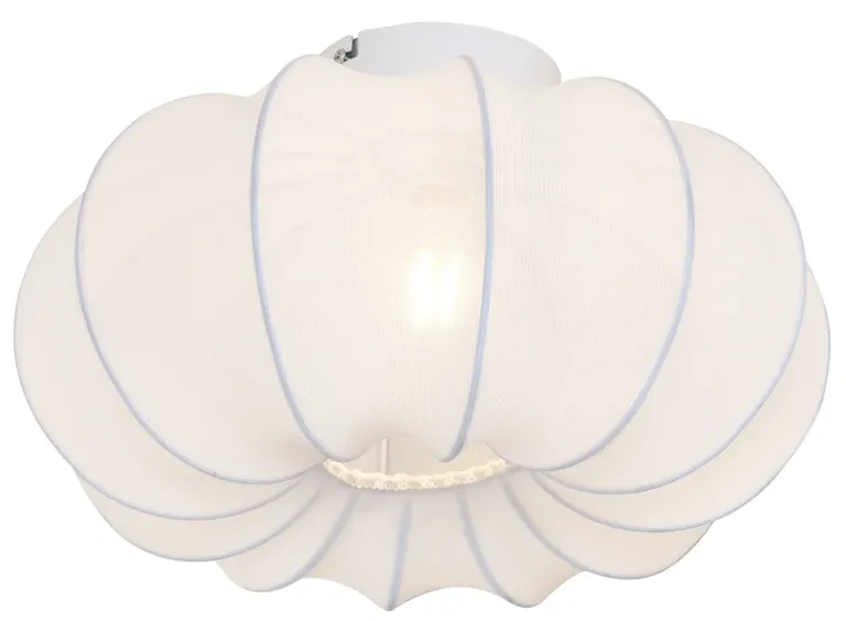 Plafonieră Japandi albă 37cm - Plu Asyesha