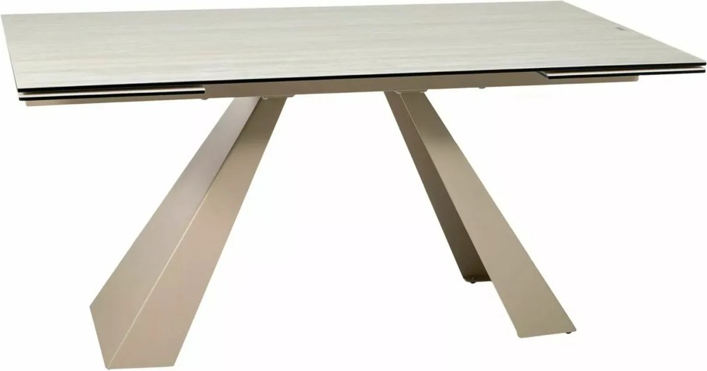 Masa extensibila Salvadore Ceramic bej mat/cașmir L160-240xl90 cm