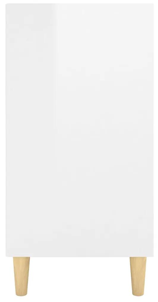 Servanta, alb extralucios, 103,5x35x70 cm, PAL Alb foarte lucios, 1, 1