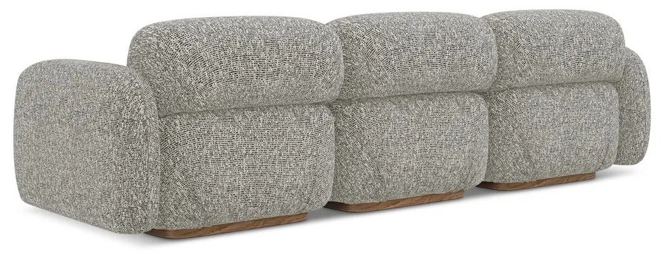 Canapea modulară gri 270 cm Ailani – Makamii