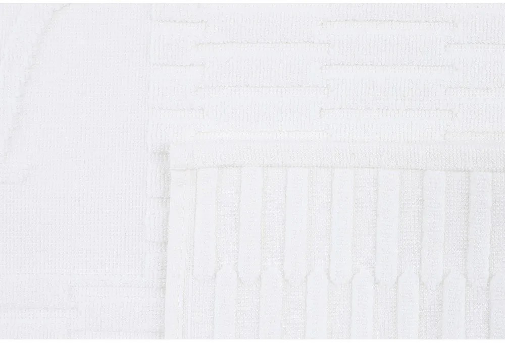 Prosoape de baie albe 4 buc. din bumbac Linda – Foutastic