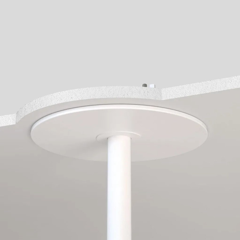 Lustra cu Ventilator incastrabil smart sistem TUYA si telecomanda KLIM M 125cm, negru/ nuc